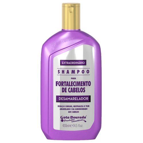 GOTA DOURADA SHAMPO CAB.AMARELECIDOS 430ML