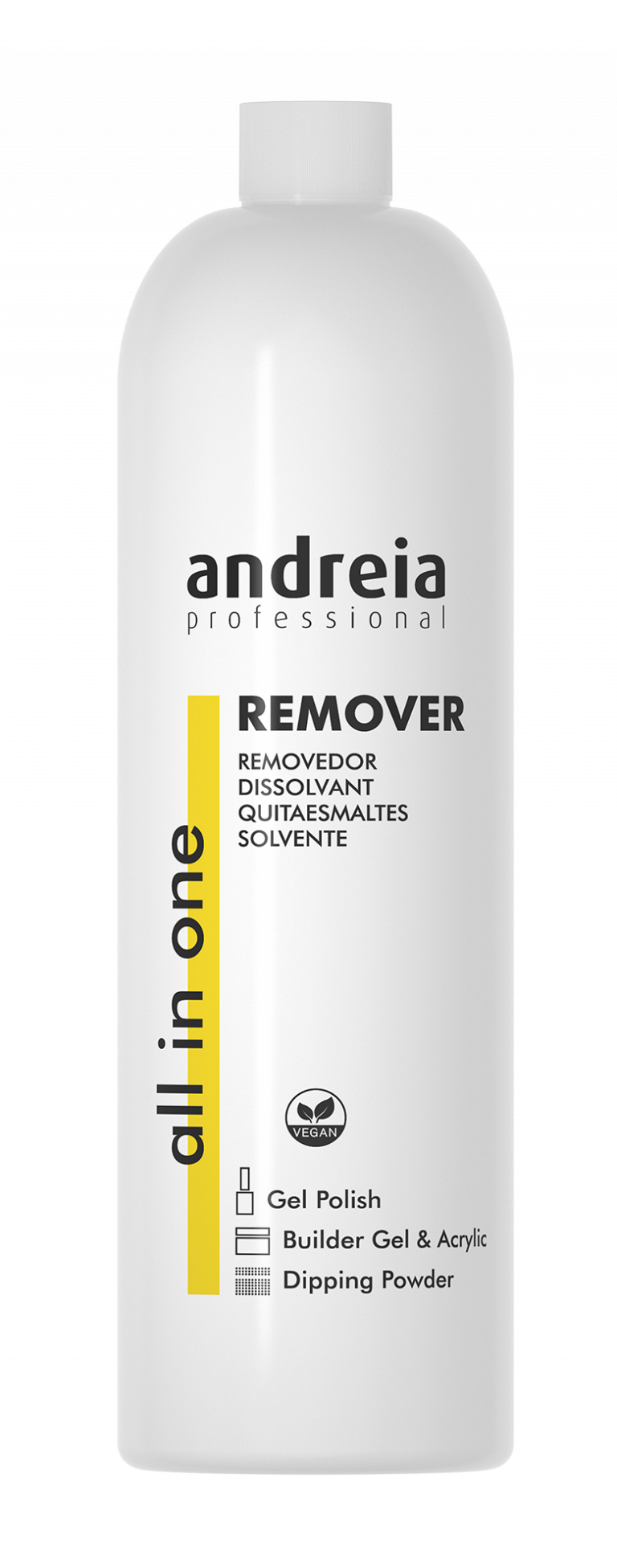 ALL IN ONE REMOVEDOR GEL ANDREIA 1000ml - Essencial Cosmética