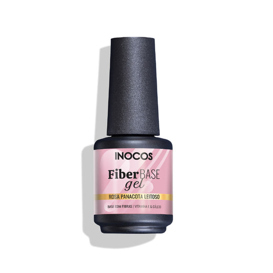 FIBER BASE GEL INOCOS ROSA PANACOTA LEITOSO