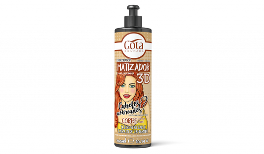 GOTA DOURADA MATIZADOR 3D COBRE 300ML