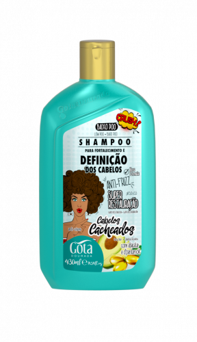 GOTA DOURADA SHAMPO CACHEADOS 430ML - Essencial Cosmética